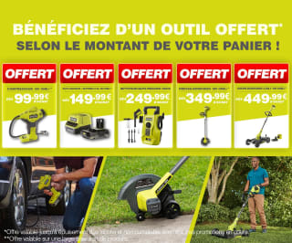 1 Outil offert dès 99€ d'achat