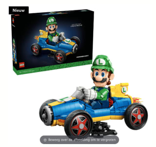 LEGO Super Mario 72050 Mario Kart™: Luigi en Mach 8 voor €138,88 bij Proshop