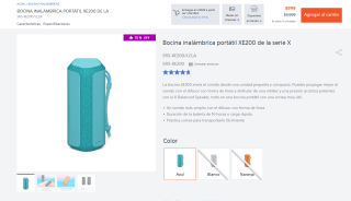 Bocina Sony XE200 Serie X por $899