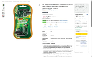 Rasurador Triple Hoja por $57 | Oferta Amazon