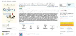 Sapiens. Una Historia Gráfica 3 por $149 | Oferta Amazon