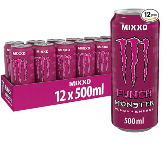 Monster Energy MIXXD Punch, Bebida Energética Pack 12 latas 500 ml por 17.88 (7.20€)