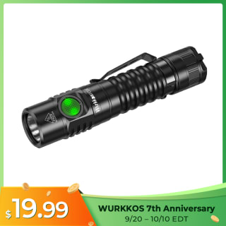 Wurkkos FC11C Nichia 519A zaklamp voor €17,76 bij Wurkkos