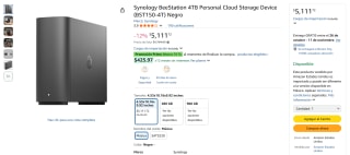 Synology 4TB Almacenamiento en la Nube por $4,601 | Oferta Amazon