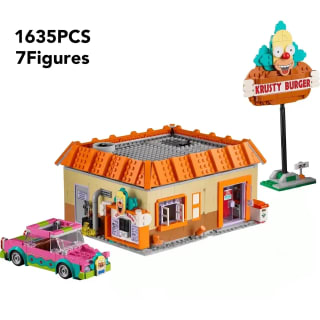 Restaurante MOC Hamburguesa Bloques 1635 por $ | AliExpress