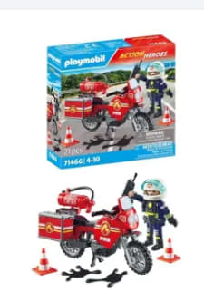 Playmobil Action Heroes Moto de Bomberos por 9.80€