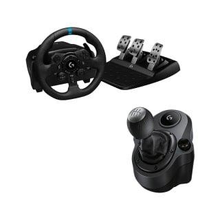 Volante Logitech G G923 + Palanca de cambios Force Shifter PS5 y Xbox por 216.74€