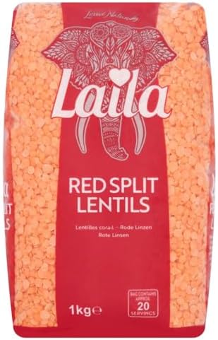 Laila Red Split Lentils 1Kg (Pack of 1) at checkout Max 6 per customer. 80p S&S