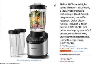 Philips 7000 series High-speed HR3760/10 voor €67,58 bij Amazon