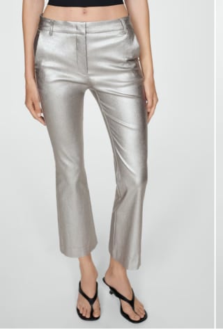 Pantalón flare metalizado por 3.99€