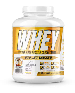 ELEVRA - 100% PRO Whey Protein 2kg diferentes sabores por 28,30€