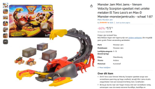 Monster Jam Mini Jams Venom Velocity Scorpion set voor €11,73 bij Amazon