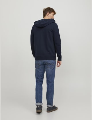 JACK & JONES Jjebasic Sweat Zip Hood Noos hoodie voor €20,36 bij Amazon