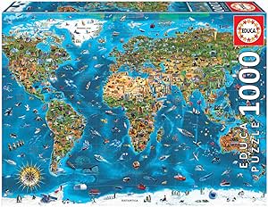 Educa Puzzle de 1000 Piezas para Adultos Maravillas del Mundo por 8.99€