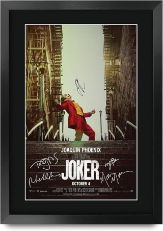 HWC Trading Joker The Cast (A3 enmarcado) por 18,99€ en Amazon