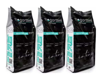 Mogorttini Pack 3 Kilos Café en grano espresso Intenso natural por 32.59€