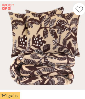 1+1 gratis op dekbedovertrekken bij Wehkamp