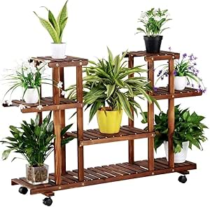 Yaheetech Soporte para Plantas Interiores y Exteriores 4 niveles por 29,99€