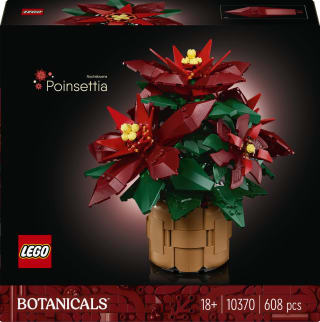 LEGO 10370 Icons Poinsettia (kerstster) voor €36,99 bij Bol