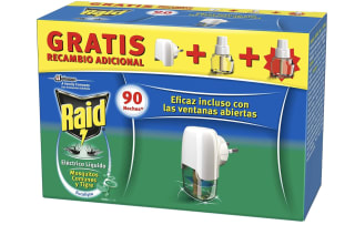 Raid difusor eléctrico antimosquitos con aroma a eucalipto por 4,46€