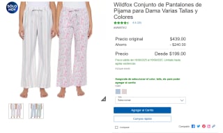 Wildfox Pantalones Pijama $199 | Oferta Costco