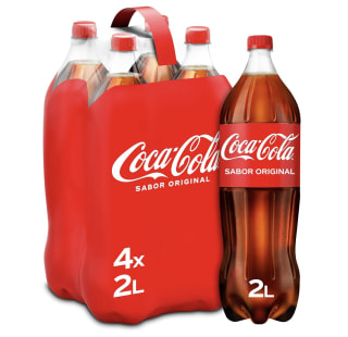 Pack 4 x 2 L Coca-Cola Sabor Original por 5,66€
