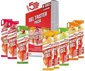 HIGH5 Energy Gel Pack - Running Gel for Quick Energy Release (Assorted Flavours,