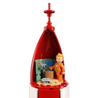 LEGO Ideas Cohete Lunaire de Tintin 21367 1283 pièces à 108,10€ chez PcComponentes