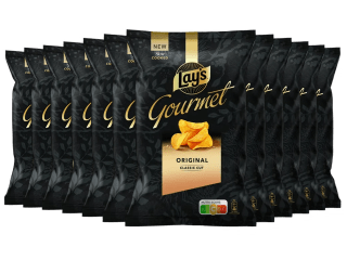 Lay's Gourmet Original 145 g (12 stuks) voor €4,95 bij iBOOD