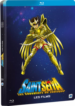 Saint Seiya (Les Chevaliers du Zodiaque) - Les 5 Films - Edition Steelbook à 19,95€