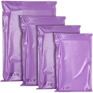 YUNJU 50 Mixed Size Color Mailing Bags for £2.78 at Amazon