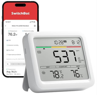 SwitchBot CO2 Luchtkwaliteitsmeter voor €49,87