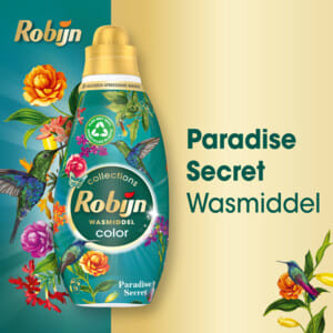 Robijn Klein & Krachtig Wasmiddel Color Paradise Secret 665 ml voor €18,39 bij Plein