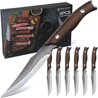 Purple Dragon Set de 8 couteaux à steak pour 22,04€ chez Amazon
