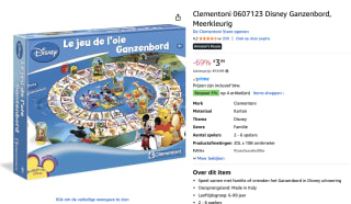 Clementoni Disney Ganzenbordspel voor €3,99 bij Amazon