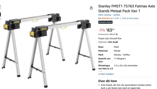 Stanley FatMax opvouwbare schragen voor €83,81