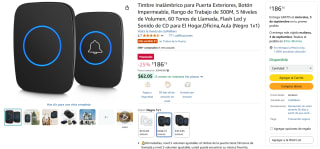 Timbre Inalámbrico 300M 60 Tonos por $186 | Amazon