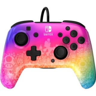Official Nintendo Wired Controller Star Spectrum voor €9,99 bij Fnac