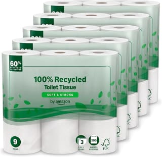 Amazon 3-Ply Recycled Toilet Rolls 45 Pack – £15.70