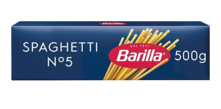Barilla Spaguetti n°5, 500gr por 1.10€