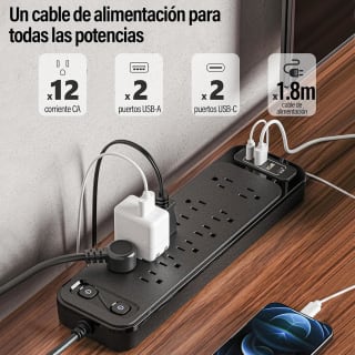 KIROGILY Multicontacto Regleta 16 en 1 por $229.08 en Amazon