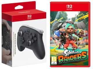 Pro Controller 2 + Splatoon Raiders para Switch 2 por $2,275 en Mercado Libre