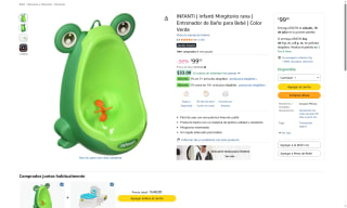 Mingitorio Entrenador Infanti Rana Verde por $99 | Amazon