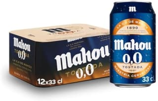 Mahou 0,0 Tostada (24 latas) por 11,46€
