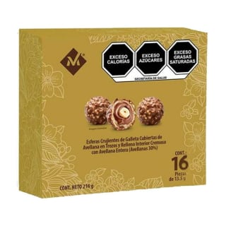 Chocolates Member's Mark Pralinas Europeas 16 pzas por $51 en Sam's Club