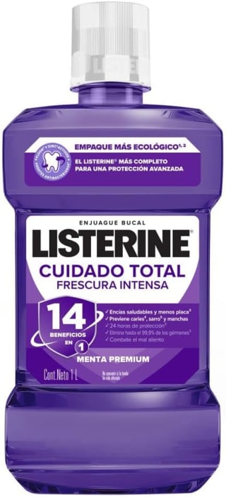 LISTERINE Enjuague Bucal Cuidado Total 1L por $118 | Oferta Amazon