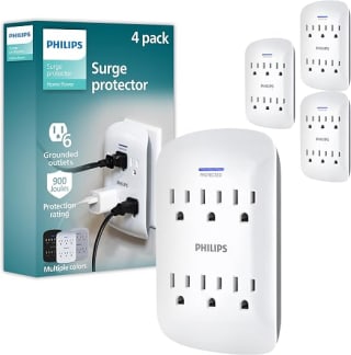 Kit 4 Multicontactos Philips por $450 | Amazon