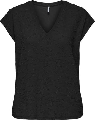 Only T-shirt Carol V-neck Glitter Top voor €8,80 bij Bol
