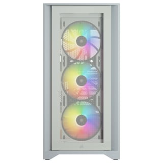 Corsair iCUE 4000X RGB Cristal templado (Blanco) por 49,90€