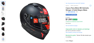 Casco Integral Stinger 2 XL por $1,561 | Oferta Mercado Libre